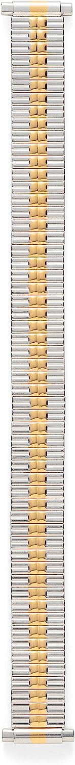 腕時計 シュパイデル アメリカ ドイツ メンズ Speidel Ladies Twist-O-Flex Expansion Replacement Watch Band Dual Tone Straight End 10-14mm Extra Long腕時計 シュパイデル アメリカ ドイツ メンズ