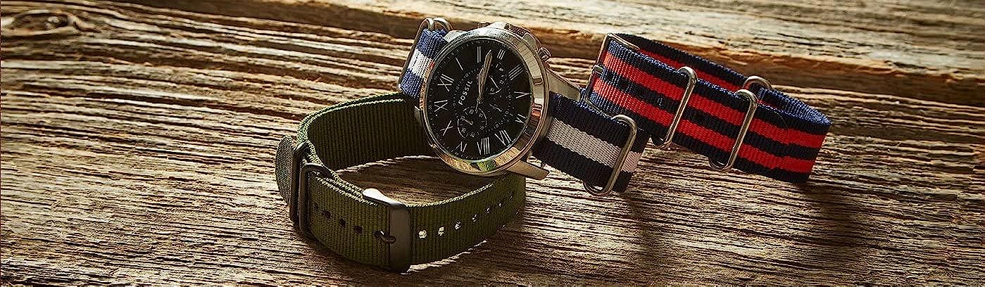 腕時計 シュパイデル アメリカ ドイツ メンズ Speidel NylonStyle Watch Band 22mm Black and Gray Striped Woven Military Style Nylon Strap with Heavy Duty Stainless Steel Keepers and Buckle腕時計 シュパイデル アメリカ ドイツ メンズ