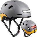 ヘルメット 自転車 サイクリング 輸入 クロスバイク XNITO Bike Helmet with LED Lights - Urban Bicycle Helmet for Adults, Men Women - CPSC NTA-8776 Dual Certified - Class 3 E-Bikes, Scooters, Onewheel,ヘルメット 自転車 サイクリング 輸入 クロスバイク