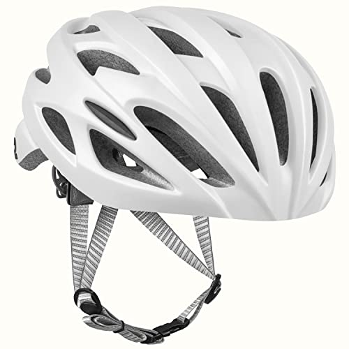 ヘルメット 自転車 サイクリング 輸入 クロスバイク Retrospec Silas Adult Bike Helmet with Light for Men Women - Lightweight, Comfortable, Matte Whiteヘルメット 自転車 サイクリング 輸入 クロスバイク