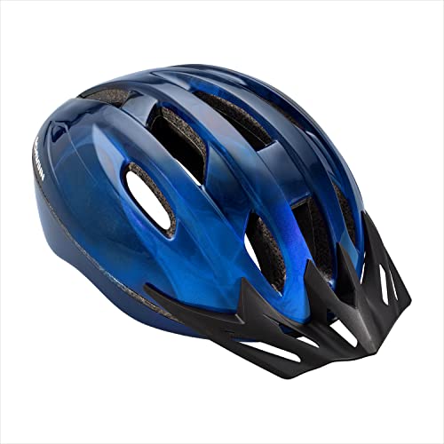 ヘルメット 自転車 サイクリング 輸入 クロスバイク Schwinn Intercept Adult Bike Helmet for Men and Women, Easy Adjustable Dial For Custom Fit, With 10 Vents, Suggested Fit 58-62cm, Ages 14 and Up, Blueヘルメット 自転車 サイクリング 輸入 クロスバイク