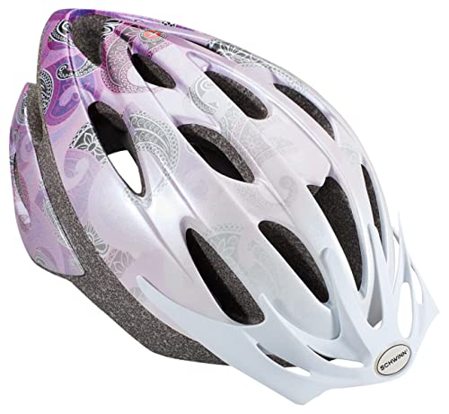ヘルメット 自転車 サイクリング 輸入 クロスバイク Schwinn Thrasher Adult Bike Helmet, Ages 14 and Up with Suggested Fit 58 to 62cm, Non-Lighted, Lightweight with Adjustable Side and Chin Straps, Pink/Puヘルメット 自転車 サイクリング 輸入 クロスバイク