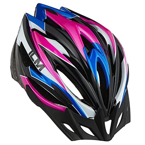 ヘルメット 自転車 サイクリング 輸入 クロスバイク ILM Adult Men Women Bike Bicycle Helmet, Lightweight Child Youth Mountain Road Cycling Helmets with Dial Fit Adjustment Model B2-21 (Purple Silver, XXヘルメット 自転車 サイクリング 輸入 クロスバイク