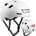 ヘルメット 自転車 サイクリング 輸入 クロスバイク XNITO Bike Helmet with LED Lights - Urban Bicycle Helmet for Adults, Men Women - CPSC NTA-8776 Dual Certified - Class 3 E-Bikes, Scooters, Onewheel,ヘルメット 自転車 サイクリング 輸入 クロスバイク