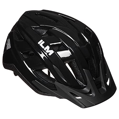 ヘルメット 自転車 サイクリング 輸入 クロスバイク ILM Adult Bike Helmet Mountain Road Bicycle Helmets for Men Women Cycling Helmet Model B2-17 (Gloss Black,S M)ヘルメット 自転車 サイクリング 輸入 クロスバイク