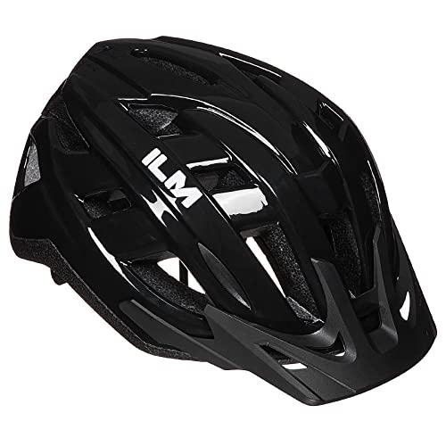 ヘルメット 自転車 サイクリング 輸入 クロスバイク ILM Adult Bike Helmet Mountain Road Bicycle Helmets for Men Women Cycling Helmet Model B2-17 (Gloss Black,L XL)ヘルメット 自転車 サイクリング 輸入 クロスバイク
