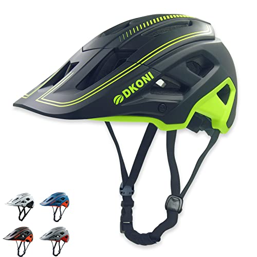 ヘルメット 自転車 サイクリング 輸入 クロスバイク Bike Helmet Mountain Bike Helmets for Adults:Men Women Bicycle Helmet Certified MTB Cycling Helmet Lightweight with Visor (Large, Black/Yellow)ヘルメット 自転車 サイクリング 輸入 クロスバイク