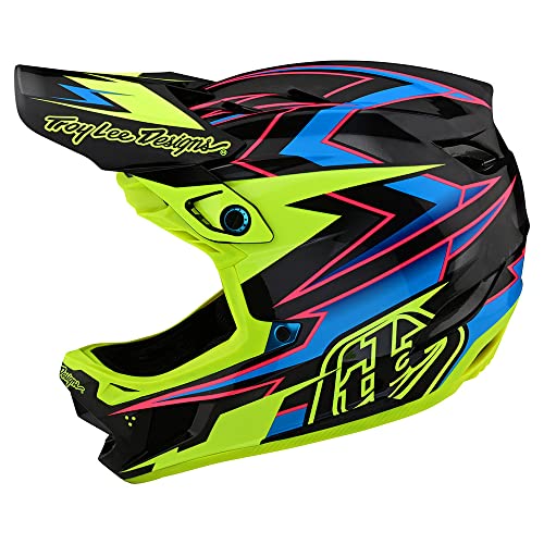 إå ž  ͢ Х Troy Lee Designs D4 Carbon Full Face Mountain Bike Helmet for Max Ventilation Lightweight MIPS EPP EPS Racing Downhill DH BMX MTB - Adult Men Women (Blaإå ž  ͢ Х