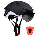 ヘルメット 自転車 サイクリング 輸入 クロスバイク Shinmax Adult Bike Helmet,Bicycle Helmet with Removable Magnetic Goggles USB Rechargeable Light Specialized Road Mountain Bike Helmet Adjustable Size ヘルメット 自転車 サイクリング 輸入 クロスバイク