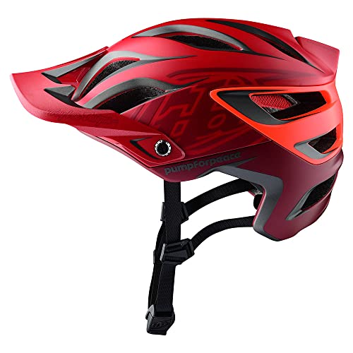 ヘルメット 自転車 サイクリング 輸入 クロスバイク Troy Lee Designs A3 Adult Half Shell Mountain Bike Trail All Mountain Helmet W/MIPS Pump for Peace Red, X-Small/Smallヘルメット 自転車 サイクリング 輸入 クロスバイク 1