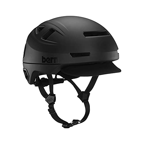 ヘルメット 自転車 サイクリング 輸入 クロスバイク Bern Hudson Commuter Bike Helmet with MIPS, Rated for E-Bike, Integrated LED Rear Light and U-Lock Compatibility, MIPS Matte Black, Mediumヘルメット 自転車 サイクリング 輸入 クロスバイク 1