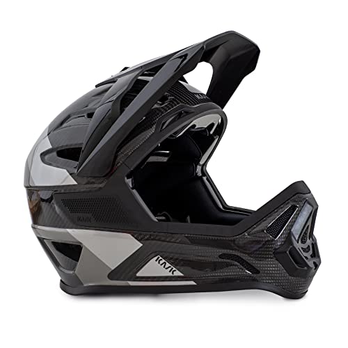 إå ž  ͢ Х KASK Defender Bike Helmet I Enduro, Downhill & BMX Full-Face Lightweight Bike Helmet with Adjustable Visor - Black - Largeإå ž  ͢ Х