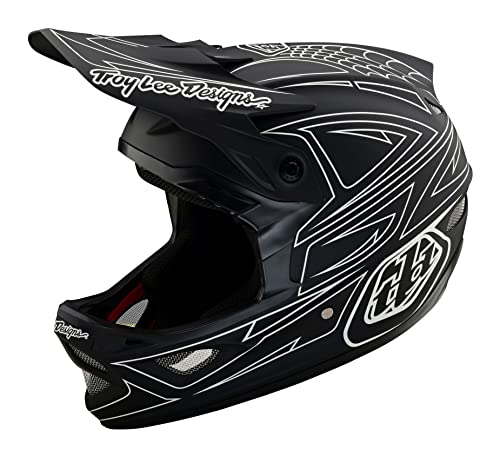 ヘルメット 自転車 サイクリング 輸入 クロスバイク Troy Lee Designs D3 Fiberlite Full Face Mountain Bike Helmet for Max Ventilation Lightweight EPP EPS Racing Downhill DH BMX MTB - Adult Men Women (Spideヘルメット 自転車 サイクリング 輸入 クロスバイク 1