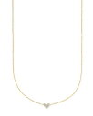 ケンダスコット アメリカ アクセサリー ブランド かわいい Kendra Scott White Diamond Heart Pendant Necklace in 14k Yellow Gold, Fine Jewelry for Womenケンダスコット アメリカ アクセサリー ブランド かわいい