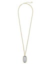 P_XRbg AJ ANZT[ uh 킢 Kendra Scott Rae Long Pendant Necklace for Women, Fashion Jewelry, 14k Gold-Plated, Slate Cats EyeP_XRbg AJ ANZT[ uh 킢