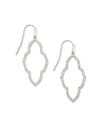 ケンダスコット ピアス アメリカ 日本未発売 ブランド Kendra Scott Abbie Small Open Frame Earring in Silver-Plated Brass, Fashion Jewelry for Women, Rhodiumケンダスコット ピアス アメリカ 日本未発売 ブランド
