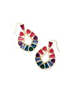 ケンダスコット ピアス アメリカ 日本未発売 ブランド Kendra Scott Blair Jewel Open Frame Earrings Gold Multi Mix One Sizeケンダスコット ピアス アメリカ 日本未発売 ブランド