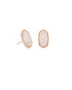 ケンダスコット ピアス アメリカ 日本未発売 ブランド Kendra Scott Ellie Stud Earrings for Women, Fashion Jewelry, Rose Gold-Plated, Iridescent Drusyケンダスコット ピアス アメリカ 日本未発売 ブランド