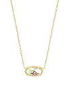 ケンダスコット アメリカ アクセサリー ブランド かわいい Kendra Scott Elisa Pendant Necklace for Women, Fashion Jewelry, 14k Gold-Plated, Dichroic Glassケンダスコット アメリカ アクセサリー ブランド かわいい