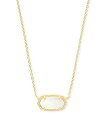 ケンダスコット アメリカ アクセサリー ブランド かわいい Kendra Scott Elisa Pendant Necklace for Women, Fashion Jewelry, 14k Gold-Plated, White Opalケンダスコット アメリカ アクセサリー ブランド かわいい