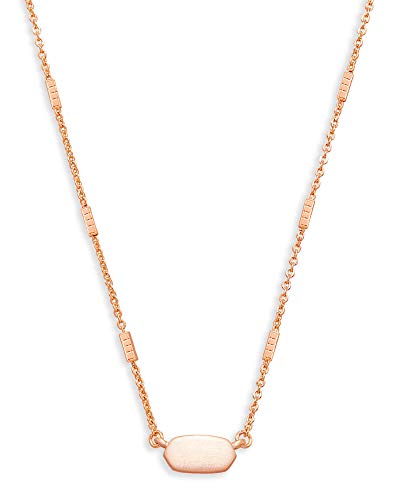 ケンダスコット アメリカ アクセサリー ブランド かわいい Kendra Scott Fern Pendant Necklace for Women, Dainty Fashion Jewelry, 14k Rose Gold-Platedケンダスコット アメリカ アクセサリー ブランド かわいい