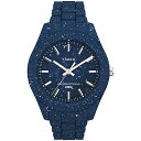 rv ^CbNX Y Timex Men's Waterbury Ocean Recycled Plastic 42mm Watch - Triple Dark Bluerv ^CbNX Y