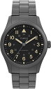 rv ^CbNX Y Timex Men's Expedition North Field Post Mechanical 38mm Watch ? Black Dial Stainless Steel Case with Black Stainless Steel Braceletrv ^CbNX Y