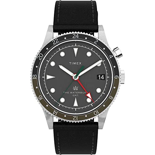 腕時計 タイメックス メンズ Timex Men 039 s Waterbury Traditional GMT 39mm TW2V28700VQ Quartz Watch腕時計 タイメックス メンズ