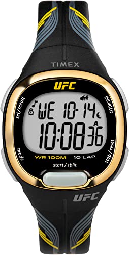 腕時計 タイメックス レディース Timex UFC Women's Takedown 33mm Watch - Black Strap Digital Dial Black Case腕時計 タイメックス レディース