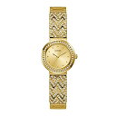 腕時計 ゲス GUESS レディース GUESS Ladies 28mm Watch - Gold Tone Strap Champagne Dial Gold Tone Case腕時計 ゲス GUESS レディース