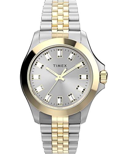 ӻ å ǥ Timex Women's Kaia 38mm Watch - Two-Tone Bracelet Silver-Tone Dial Two-Tone Caseӻ å ǥ