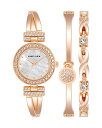 rv ANC fB[X Anne Klein Women's Premium Crystal Accented Bangle Watch and Bracelet Setrv ANC fB[X