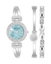 腕時計 アンクライン レディース Anne Klein Women 039 s Premium Crystal Accented Bangle Watch and Bracelet Set腕時計 アンクライン レディース