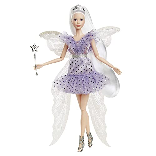バービー バービー人形 Barbie Signature Tooth Fairy Doll, Collectible Doll with Fairy Wings, Wand Coin Bag, Gift for 6 Year Olds Up, HBY16バービー バービー人形