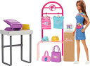 バービー バービー人形 Barbie Doll & Accessories, Make & Sell Boutique Playset with Display Rack, Create Foil Designsバービー バービー人形