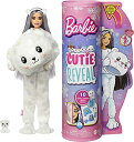 バービー バービー人形 Barbie Cutie Reveal Doll, Snowflake Sparkle Polar Bear Costume, 10 S...