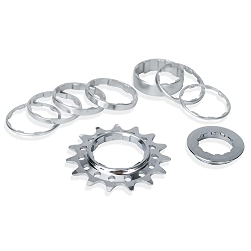 スプロケット フリーホイール ギア パーツ 自転車 ALAUDARK Sinlge Speed Cassette Sprocket Conversion kit for Fixie BMX Dirt Jump MTB Bike Compatible with Shimano 11S 10S 9S 8S 7Sスプロケット フリーホイール ギア パーツ 自転車