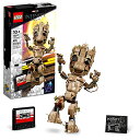 レゴ Lego Marvel I am Groot 76217 Building Toy Set - Action Figure from The Guardians of The Galaxy Movies, Baby Groot Model for Play and Display, Great for Kids, Boys, Girls, and Avengers Fans Ages 10 レゴ