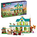 レゴ LEGO Friends Autumn 039 s House 41730, Dolls House Playset with Accessories, Toy Horse Mia Mini-Doll, Toys for Girls and Boys 7 Plus Years Old, Birthday Gift Ideaレゴ