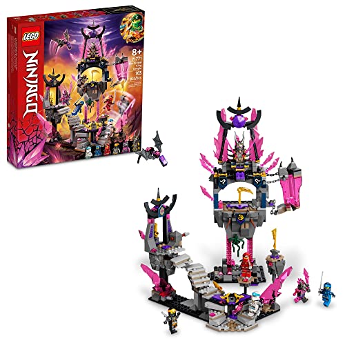 쥴 LEGO NINJAGO The Crystal King Temple Action Playset, 71771 Buildable Ninja Toy for Kids 8 Plus Years Old with Cole, Zane, Kai and Jay Minifigures쥴