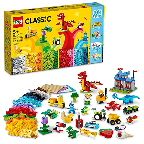 レゴ LEGO Classic Build Together 11020 Creative Building Toy Set for Kids, Girls, and Boys Ages 5+ (1,601 Pieces)レゴのサムネイル