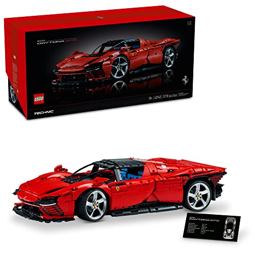 レゴ LEGO Technic Ferrari Daytona SP3 42143, Race Car Model Building Kit, 1:8 Scale Advanced Collectible Set for Adults, Ultimate Cars Concept Series, Great Anniversary and Father 039 s Day Gift for Car Loverレゴ