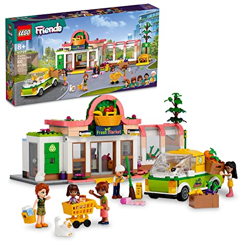 レゴ LEGO Friends Organic Grocery Store 41729, Supermarket Toy Shop for Girls and Boys 8 Plus Years Old, Playset with Truck 4 Mini-Dollsレゴ