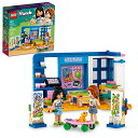 レゴ LEGO Friends Liann's Room 41739, Art-Themed Bedroom Playset with Liann & Autumn Mini-Dolls, Collectible Toy for Girls and Boys 6 Plus Years Oldレゴ
