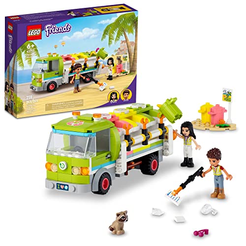 レゴ LEGO Friends Recycling Truck Toy 41712 - Set Includes Garbage Sorting Bins, Emma and River Mini Dolls, Educational Learning Toys for Kids 6 Years Old, Great Gift for Boys and Girlsレゴ