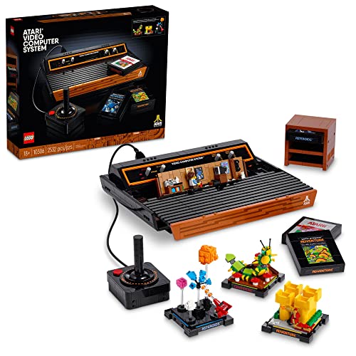 レゴ LEGO Icons Atari 2600 Building Set 10306 - Retro Video Game Console and Gaming Cartridge Replicas, Featuring Minifigure and Joystick, Nostalgic 80s Gift for Gamers and Adultsレゴ