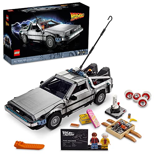 レゴ LEGO Icons Back to The Future Time Machine 10300, Model Car Building Kit Based on The Delorean from The Iconic Movie, Perfect Build for Teens and Adults Who Love to Createレゴ