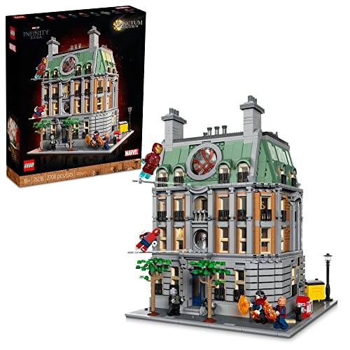レゴ LEGO Marvel Sanctum Sanctorum 76218, 3-Story Modular Building Set, Avengers Movie Collectible, 9 Minifigures Including Doctor Strange, Wong, Spider-Man, Iron Man and The Scarlet Witchレゴ