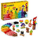 レゴ LEGO Classic Lots of Bricks Construction Toy Set 11030, Build a Smiley Emoji,...