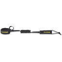 サーフィン リーシュコード マリンスポーツ Dakine Coiled Foil Leash 5Ft X 1/4In W Easy Clip - Black, ...